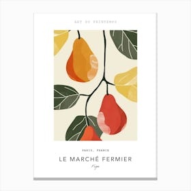 Figs Le Marche Fermier Poster 6 Canvas Print