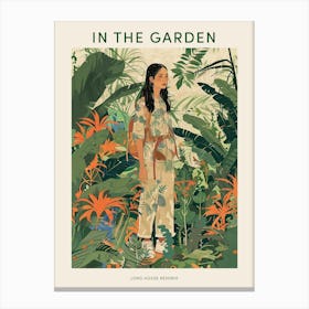 In The Garden Poster Longhouse Reserve Usa Canvas Print