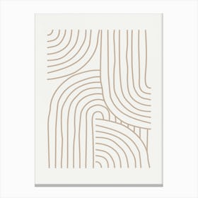 Abstract Lines- Tn01 Canvas Print