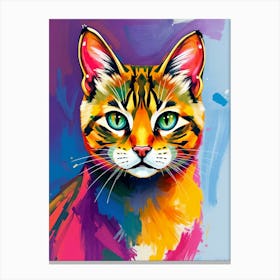 Tabby Cat Canvas Print