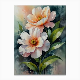 Peonies Canvas Print