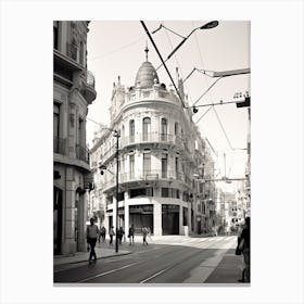 Valencia, Spain, Photography In Black And White 7 Canvas Print