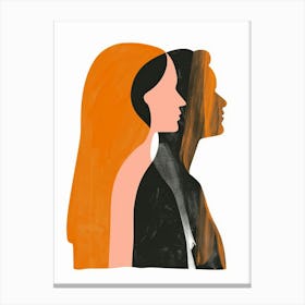 Portrait Of Women 4 Canvas Print