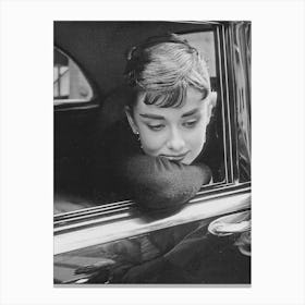 Audrey Hepburn Vintage Photograph Canvas Print