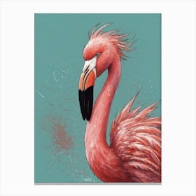 Flamingo Canvas Print 2 Canvas Print