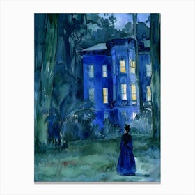 Blue House 9 Canvas Print