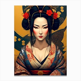 Geisha 44 Canvas Print