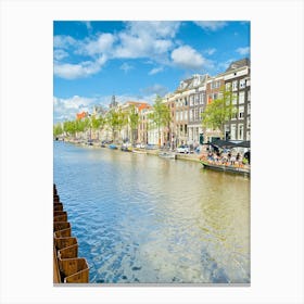 Amsterdam Canal Canvas Print