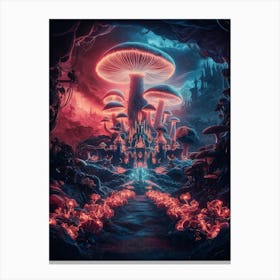 Mushroom Forest Canvas Print