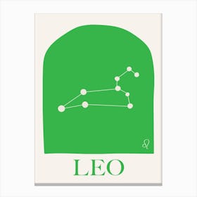 Zodiac Leo Canvas Print