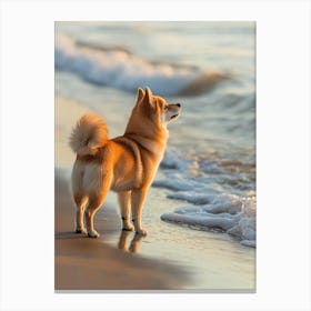 Shiba Inu. Generated AI. Art Print 11 Toile