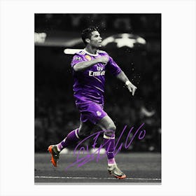 Cristiano Ronaldo Madrid 1 Canvas Print