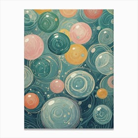 Water Bubbles Canvas Print