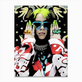 Billie Eilish 2 Canvas Print