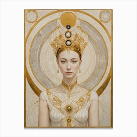 The Golden Woman Canvas Print