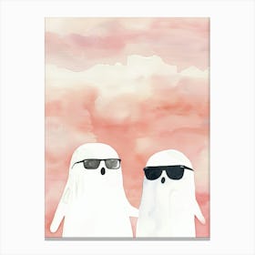 Ghosts In Sunglasses 3 Canvas Print