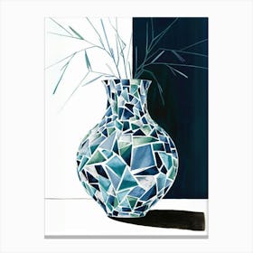 Mosaic Vase Canvas Print