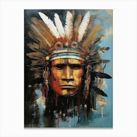 Hopi Horizons in Masks - Native Americans Series Canvas Print