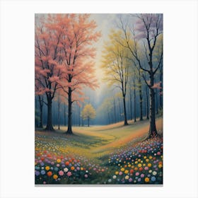 Forest Of Flowers Canvas Print