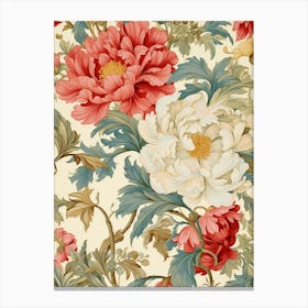 Floral Wallpaper 380 Canvas Print