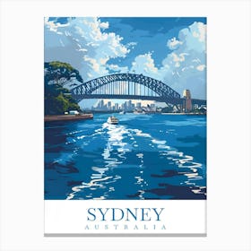 Sydney Travel Australia Canvas Print