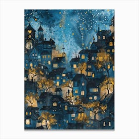 Night In The City 1 Canvas Print