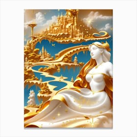 Golden Princess Canvas Print