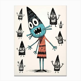 Monsters 1 Canvas Print