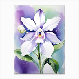 Orchid Painting Canvas Print