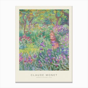 Garden in Giverny (Special Edition) - Claude Monet Canvas Print