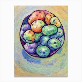 Potato Fauvist vegetable Canvas Print