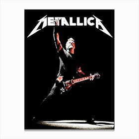 James Hetfield Metallichead band music 6 Canvas Print