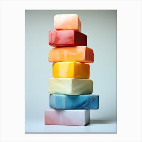 Soap Stacks, Stone Art Canvas Print