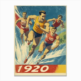 Aihrgdesign A Vintage Sports Poster For The 1920 Antwerp Olym 56dfdcfa 8072 435f Bed3 3fc31d1b1034 1 Canvas Print