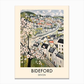 Bideford (Devon) Painting 3 Travel Poster Canvas Print