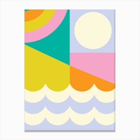 Sun Sea Canvas Print
