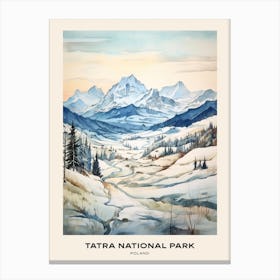 Tatra National Park Poland 1 Poster Canvas Print
