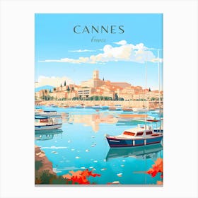 France Cannes Travel Canvas Print