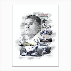 David Coulthard Canvas Print