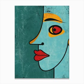 Portrait Of A Woman 614 Canvas Print