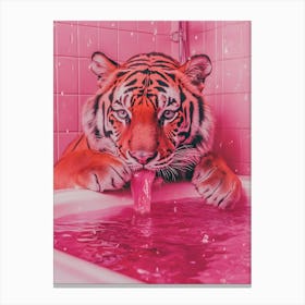 Pink Tiger 9 Canvas Print