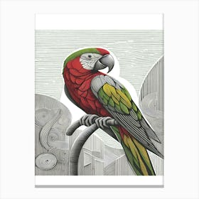 Figaro Parrot Canvas Print