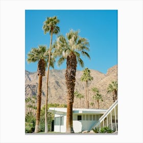 Palm Springs Architecture II on Film Canvas Print
