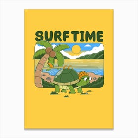 Surf Time Canvas Print