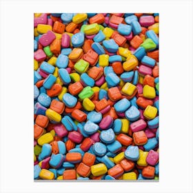 Colorful Candies Canvas Print