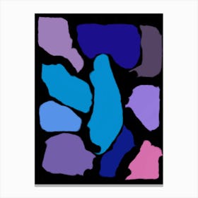 Colored Stones Canvas Print