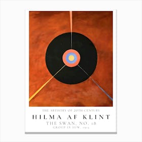 Hilma Af Klint Swan 7 Canvas Print