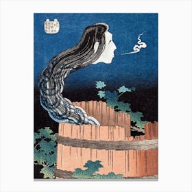 The Mansion Of The Plates, Katsushika Hokusa Canvas Print