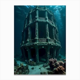 Underwater House-Reimagined 1 Canvas Print