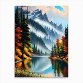 Mountain Lake 27 Canvas Print